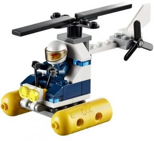 Dans le même style que le LEGO Hélicoptère de police des marais (30311-1) | Brick Broker