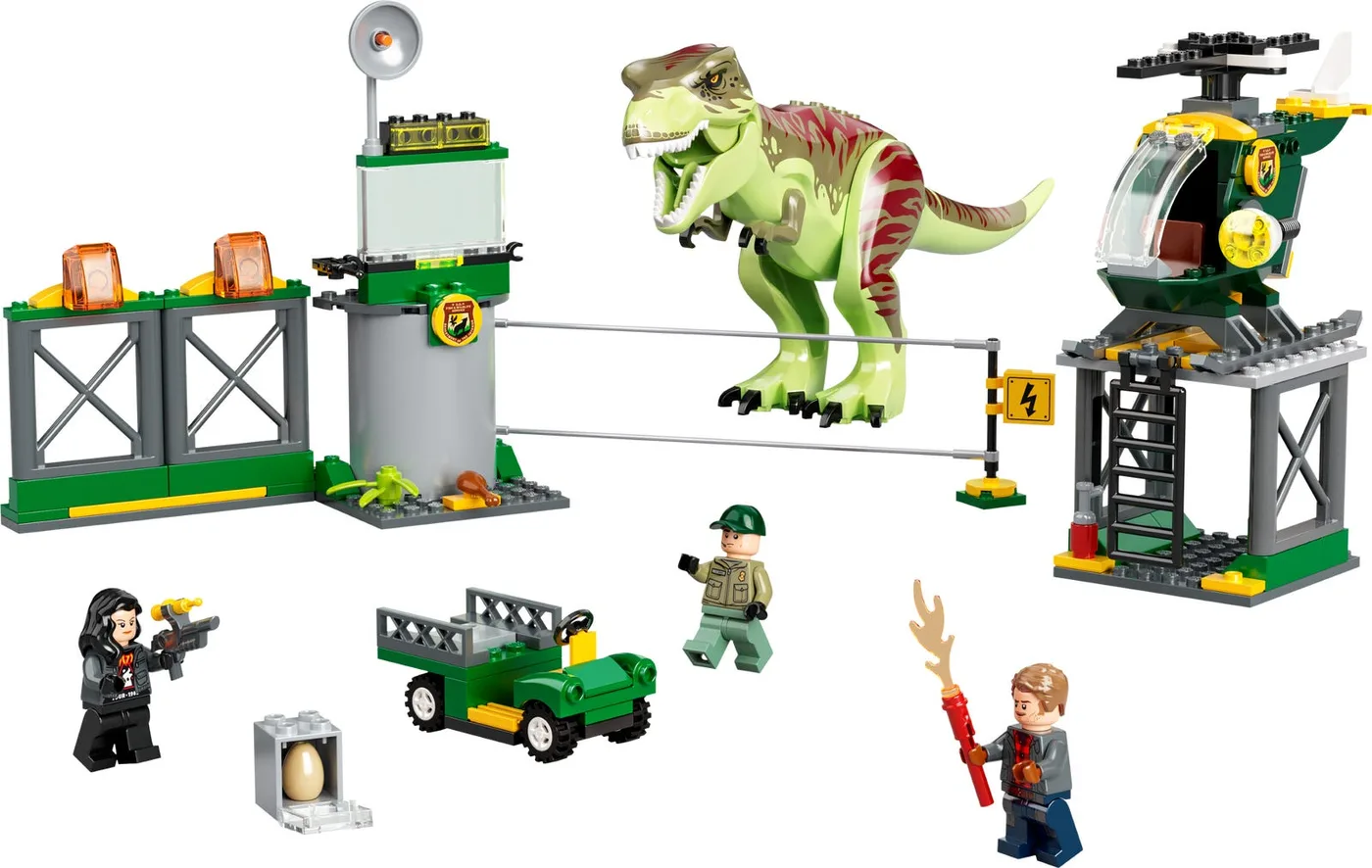 Dans le même style que le LEGO Évasion du dinosaure T. rex (76944-1) | Brick Broker