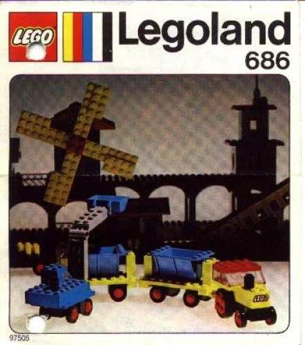 Dans le même style que le LEGO Pelleteuse et bennes (686-1) | Brick Broker