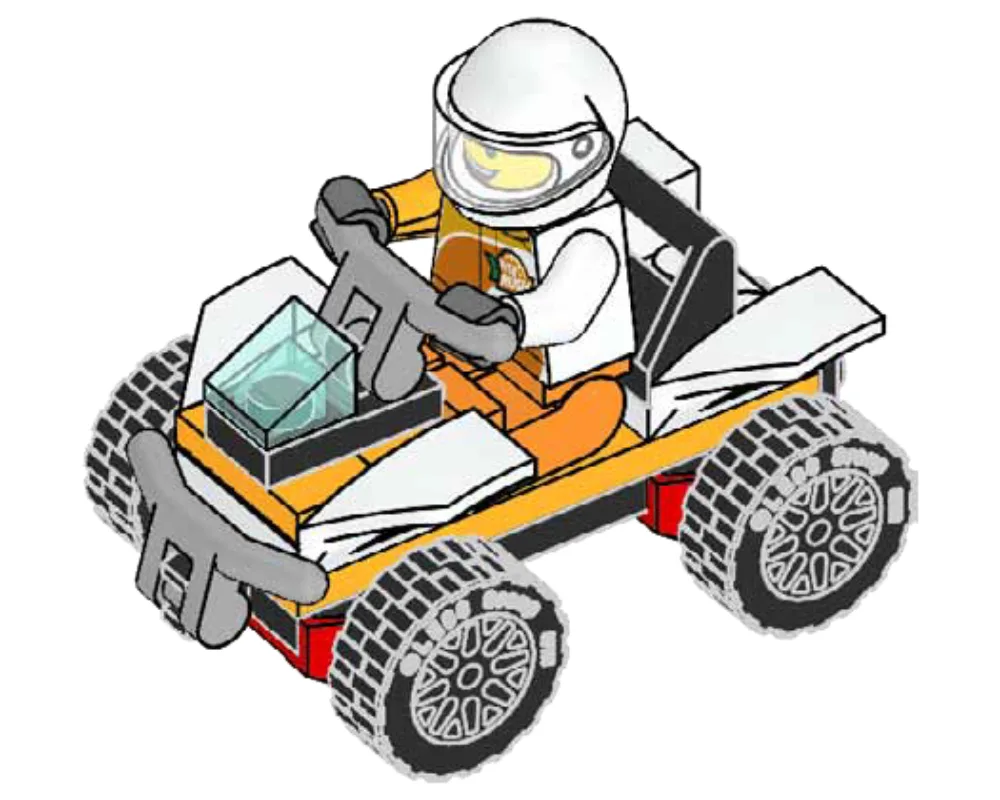 Dans le même style que le LEGO Cascadeur avec quad (952108-1) | Brick Broker