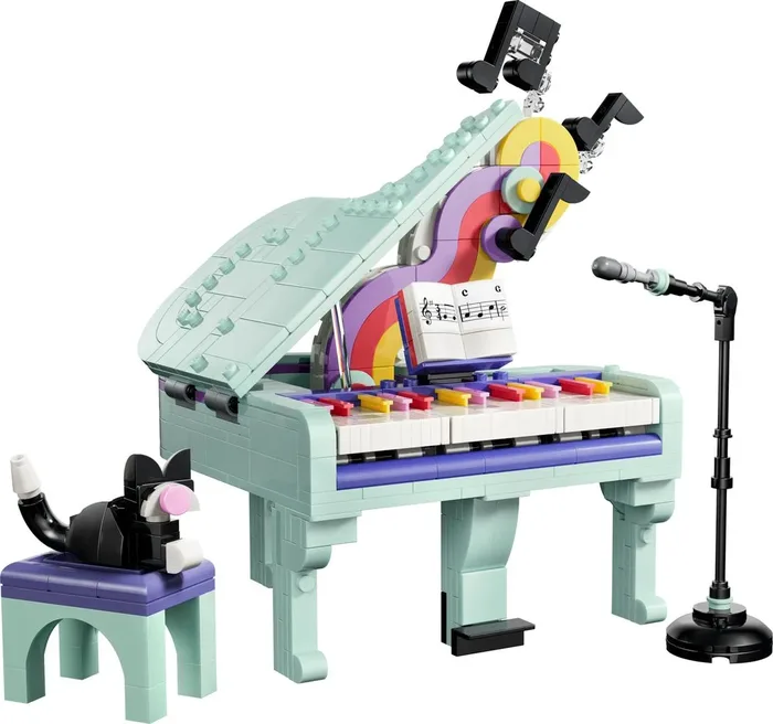 LEGO 31392 Décoration musicale : piano et chat - prix | Brick Broker