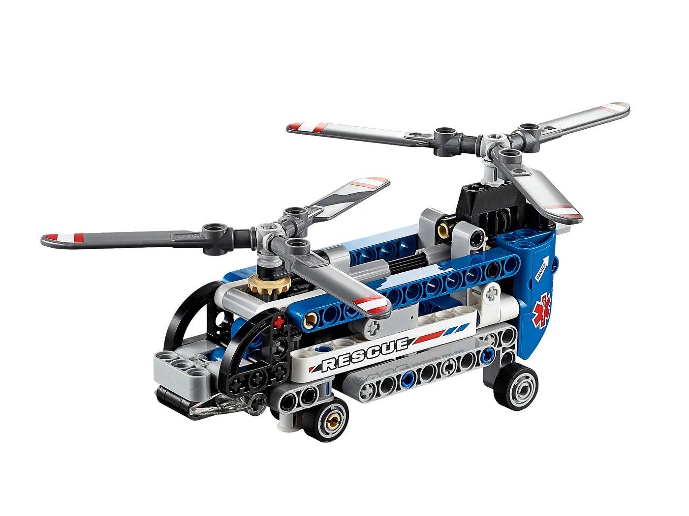 Dans le même style que le LEGO Hélicoptère bi-rotor (42020-1) | Brick Broker