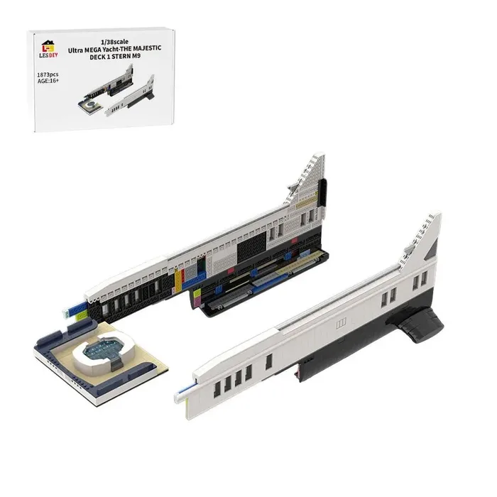 LesDiy Ultra MEGA Yacht - Partie 2 - Module 9 - Pont 1 - Poupe (LESDIY-3655872) - prix | Brick Broker