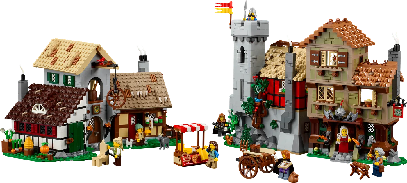 Dans le même style que le LEGO Place du village médiéval (10332-1) | Brick Broker