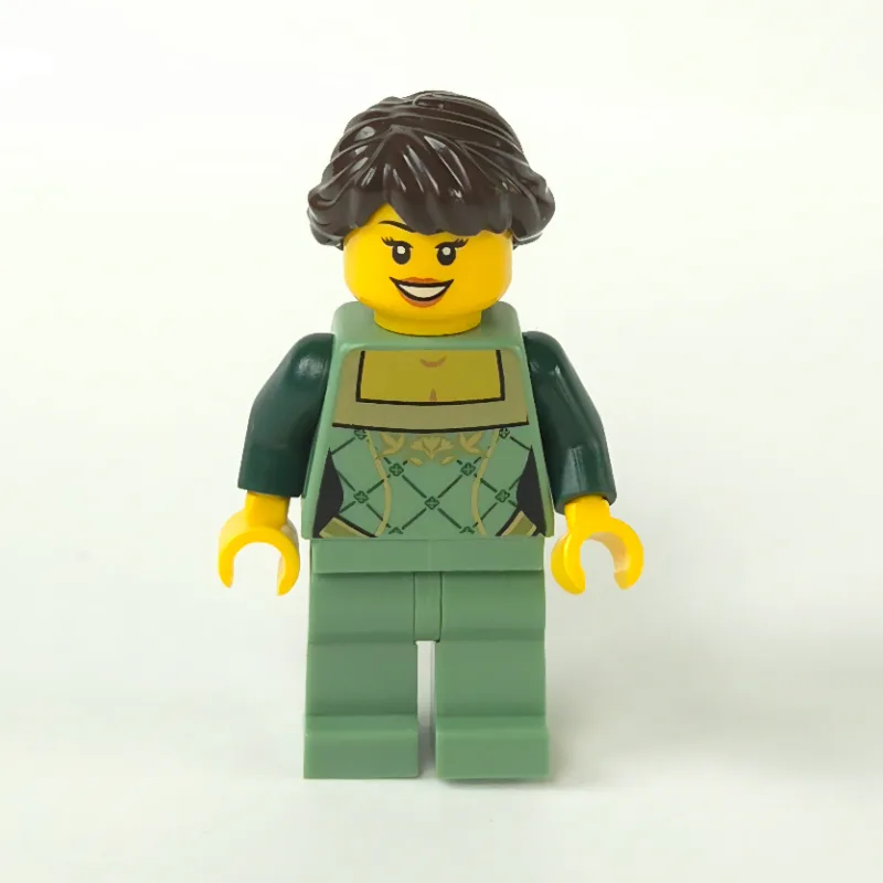 Woman, Sand Green Corset, Sand Green Legs, Da… — minifigurine LEGO | Brick Broker