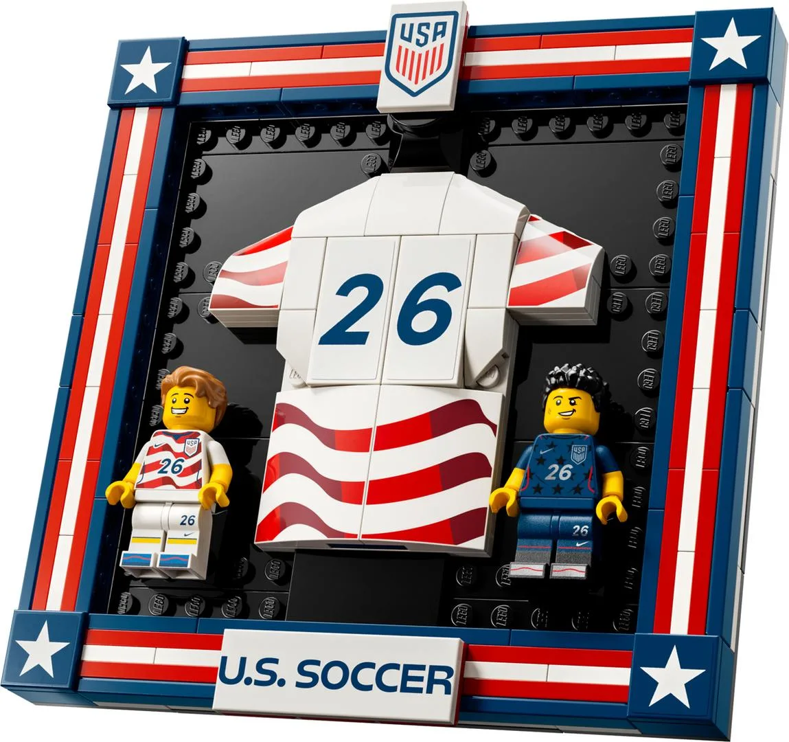 Dans le même style que le LEGO 2026 U.S. Soccer National Team Jersey (43033-1) | Brick Broker