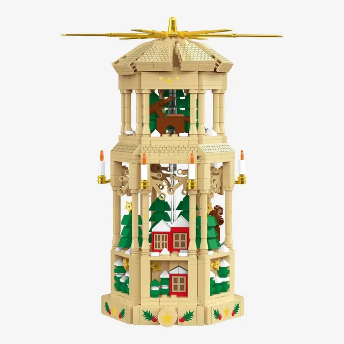 BlueBrixx Pyramide de Noël « Village de Noël » (BB-109322) - prix | Brick Broker