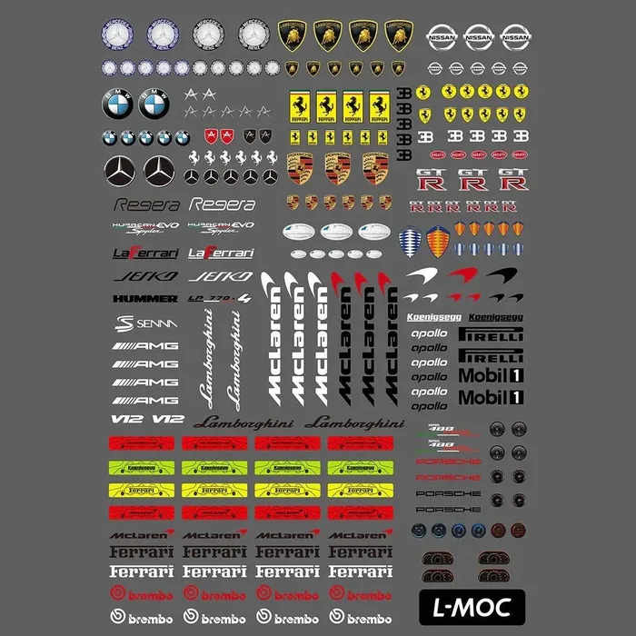 LesDiy Autocollant de transfert de logo universel pour ensemble de voiture (LESDIY-3571333) - prix | Brick Broker