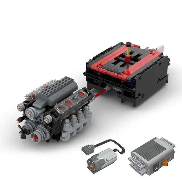LesDiy Moteur V8 avec boîte de vitesses Technic (LESDIY-3482129) - prix | Brick Broker