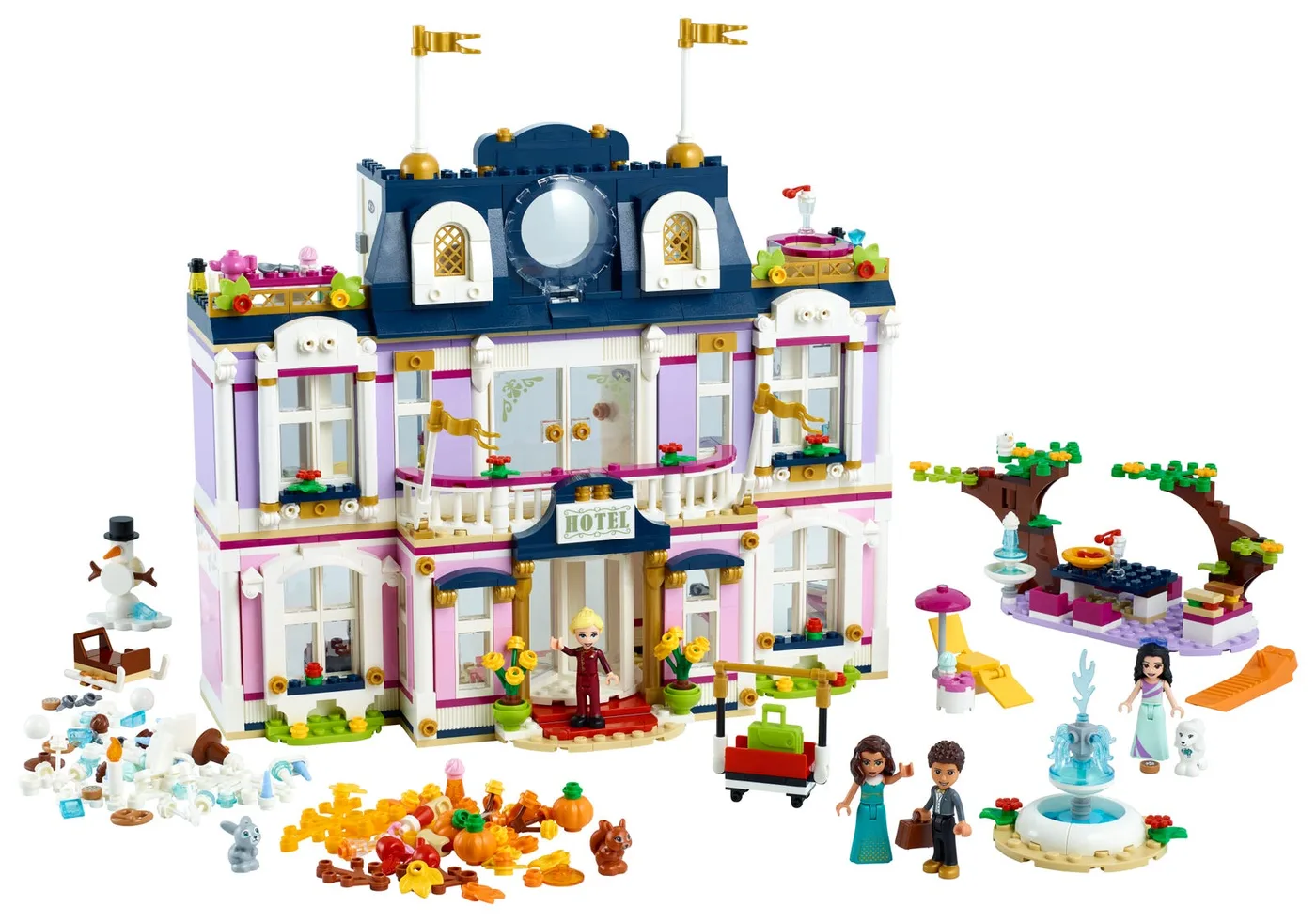 Dans le même style que le LEGO Le Grand Hôtel de Heartlake City (41684-1) | Brick Broker