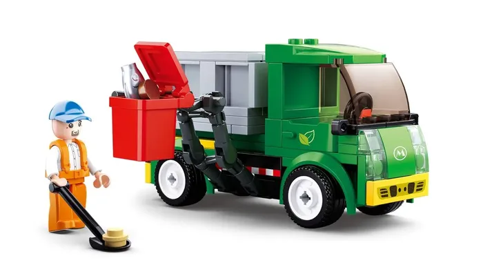 Sluban Camion poubelle (SLB-M38-B0781B) - prix | Brick Broker