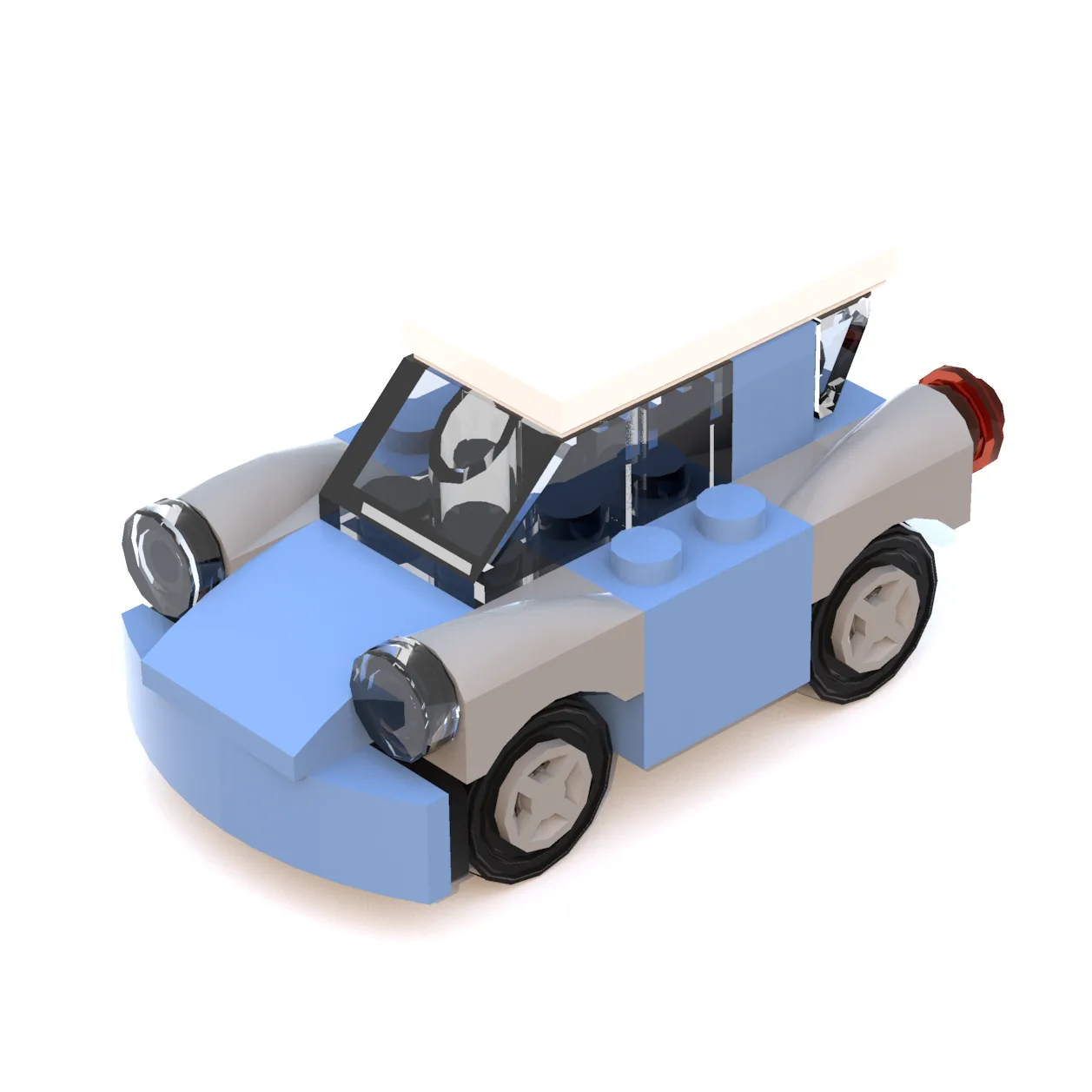Dans le même style que le LEGO Mini Ford Anglia Volante (TRUWEASLEYCAR-1) | Brick Broker