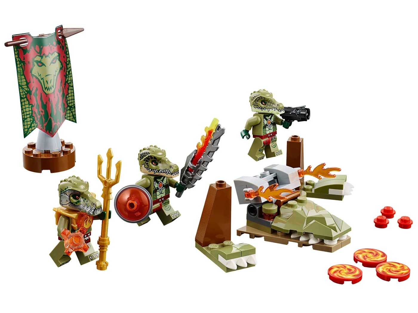 Dans le même style que le LEGO Pack Tribu Crocodile (70231-1) | Brick Broker