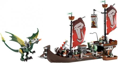 Dans le même style que le LEGO Navire de Guerre Troll (7048-1) | Brick Broker