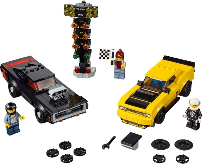 Dans le même style que le LEGO 2018 Dodge Challenger SRT Demon et 1970 Dodge Charger R/T (75893-1) | Brick Broker