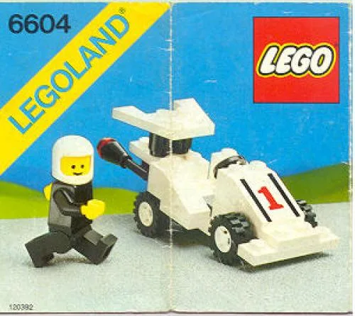 Dans le même style que le LEGO Pilote de Formule-I (6604-1) | Brick Broker