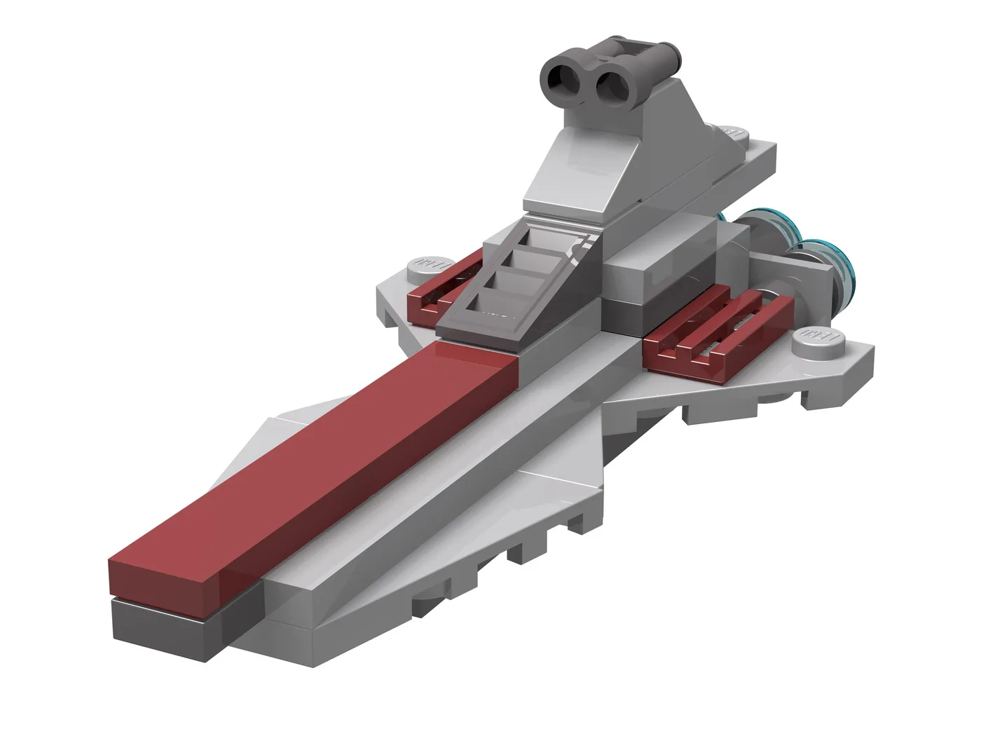 Dans le même style que le LEGO Croiseur d'attaque de la République - Mini (30053-1) | Brick Broker