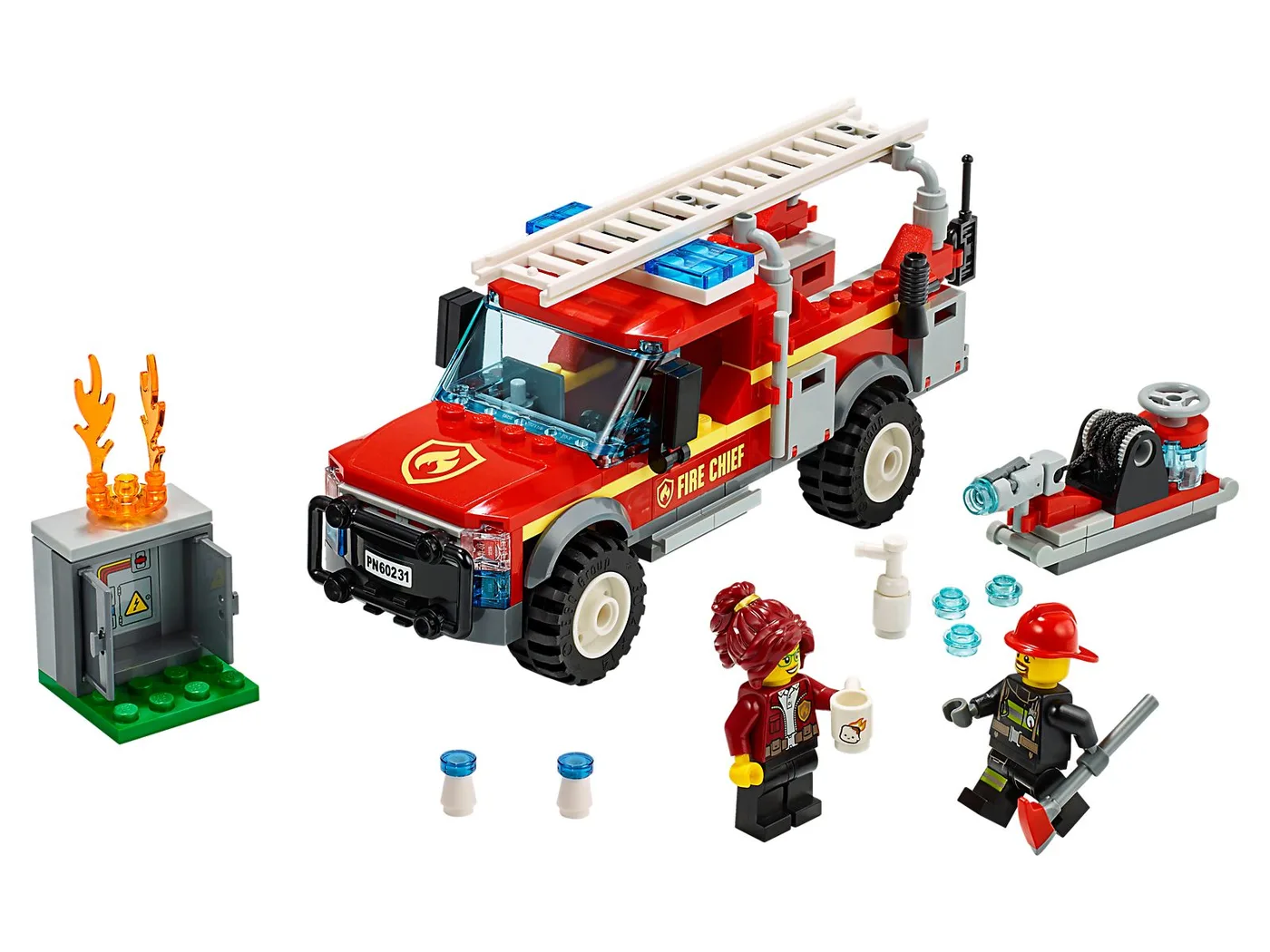 Dans le même style que le LEGO Camion d'Intervention du Chef des Pompiers (60231-1) | Brick Broker