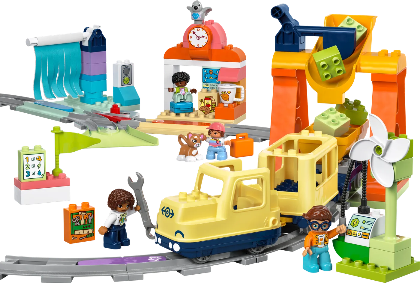 Dans le même style que le LEGO Grand train communautaire interactif (10428-1) | Brick Broker