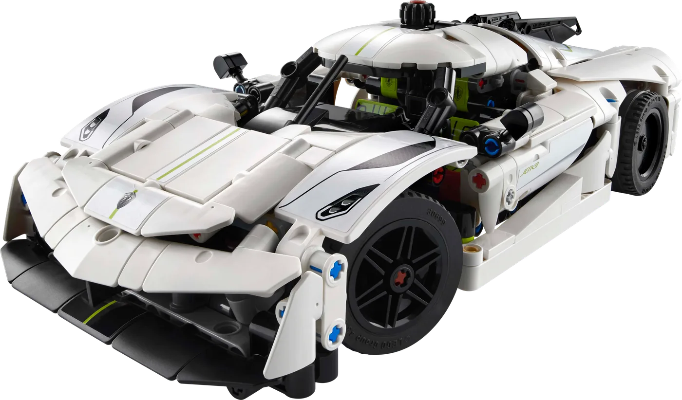 Dans le même style que le LEGO Koenigsegg Jesko Absolut Hypercar blanche (42184-1) | Brick Broker
