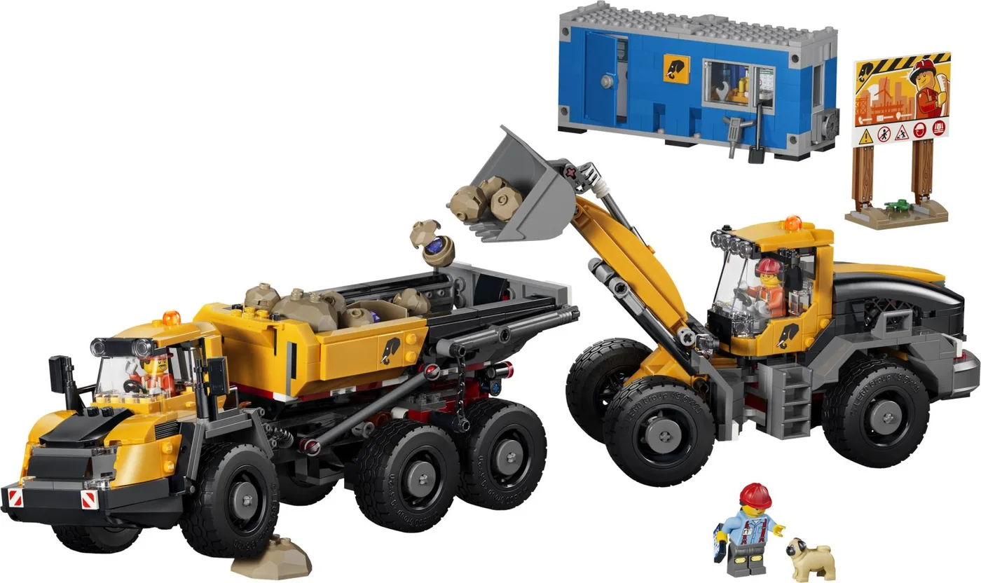 Dans le même style que le LEGO Camion benne & Chargeuse sur pneus (60494-1) | Brick Broker