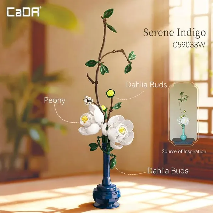 CaDA Fleur Artizan - Indigo Serein (C59033W) - prix | Brick Broker