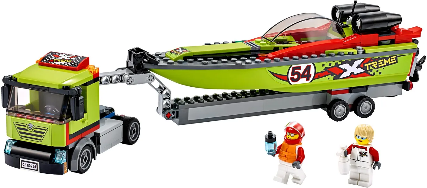 Dans le même style que le LEGO Transport de bateaux de course (60254-1) | Brick Broker