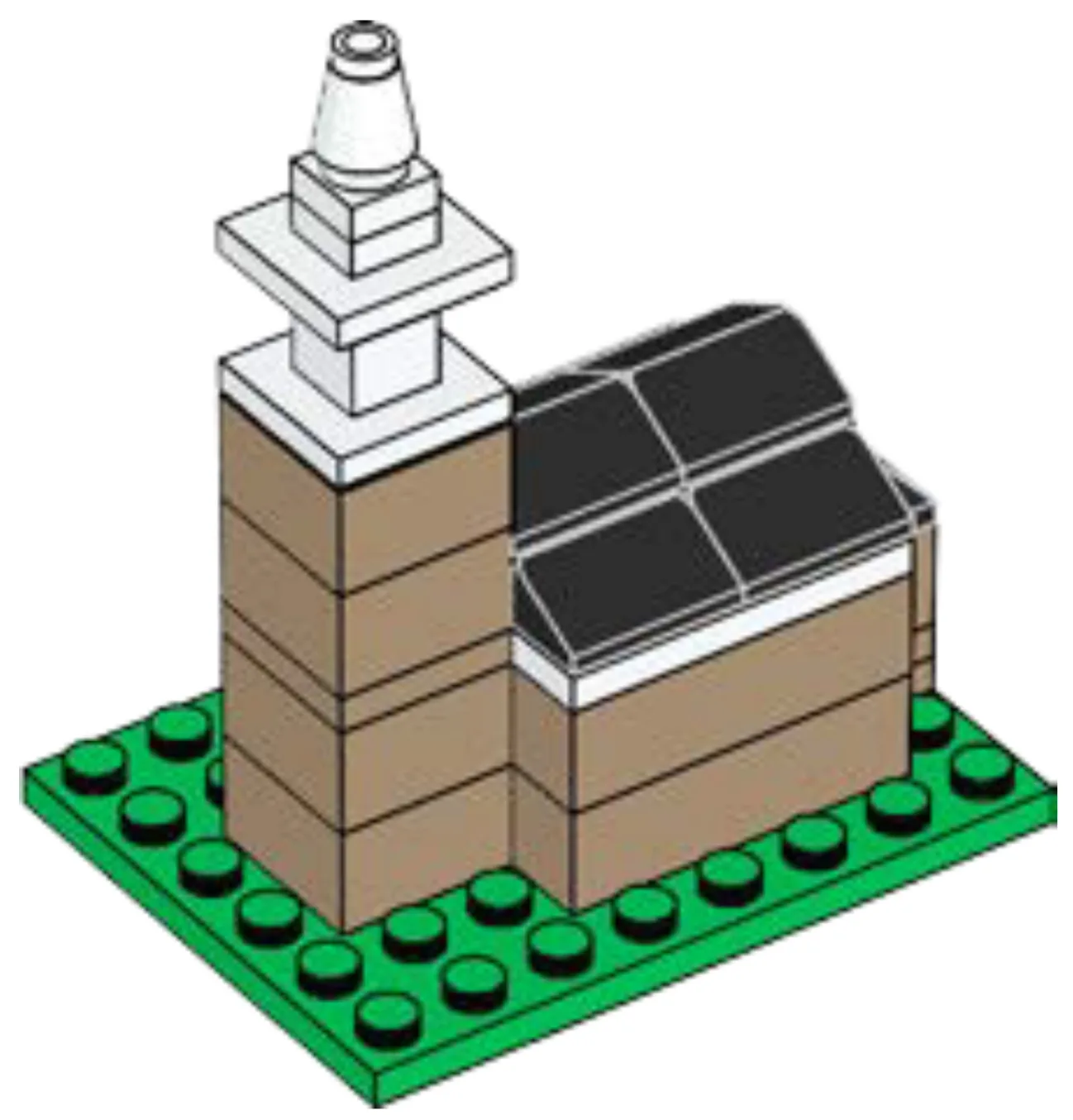 Dans le même style que le LEGO Old North Church (OLDNORTHCHURCH-1) | Brick Broker