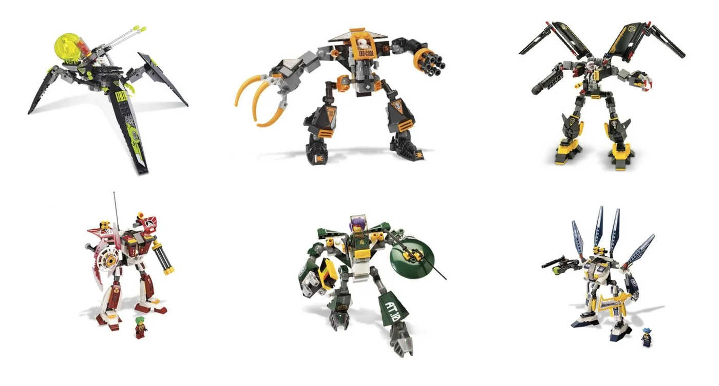Dans le même style que le LEGO Humains contre Robots : Collection de Machines de Combat (K8102-1) | Brick Broker