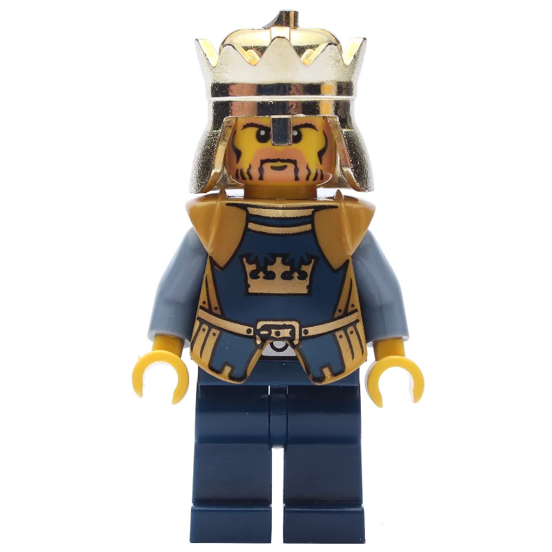 King, Gold Armor and Crown — dans quels sets LEGO ? (fig-009895) | Brick Broker