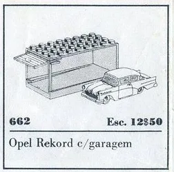 Dans le même style que le LEGO Opel Rekord 1:87 (662-2) | Brick Broker