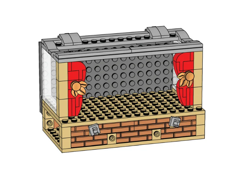 Dans le même style que le LEGO Support pour mini-figurine de scène (EG00134-1) | Brick Broker