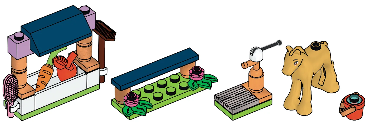 Dans le même style que le LEGO Cheval (951445-1) | Brick Broker