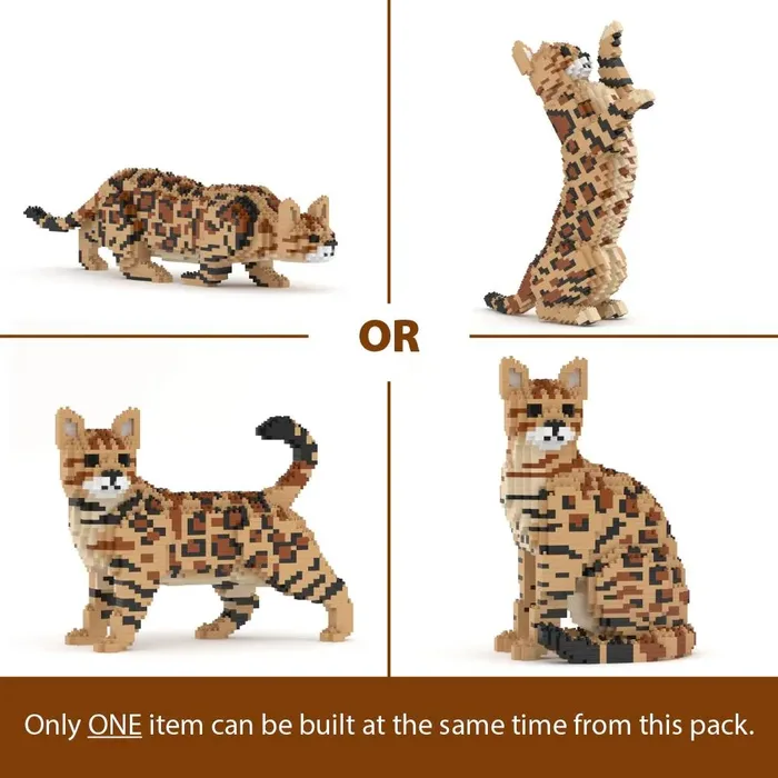 JEKCA Chat Bengal Pack 4-en-1 01S-M01 (JEK-ST19BGC01-M01) - prix | Brick Broker