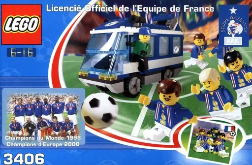 Dans le même style que le LEGO Bus de l'Équipe de France (3406-2) | Brick Broker