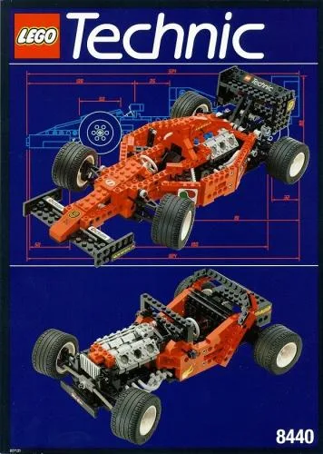 Dans le même style que le LEGO Éclair de formule (8440-1) | Brick Broker