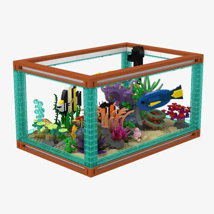 BlueBrixx Petit aquarium marin (BB-108824) - prix | Brick Broker
