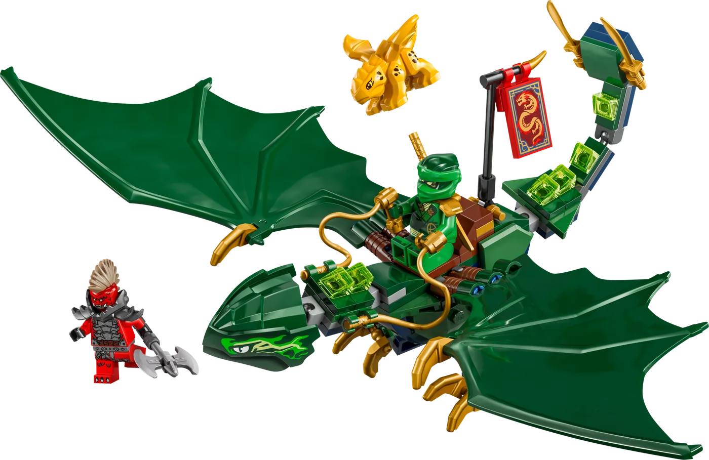 Dans le même style que le LEGO Dragon de la Forêt Verte de Lloyd (71829-1) | Brick Broker