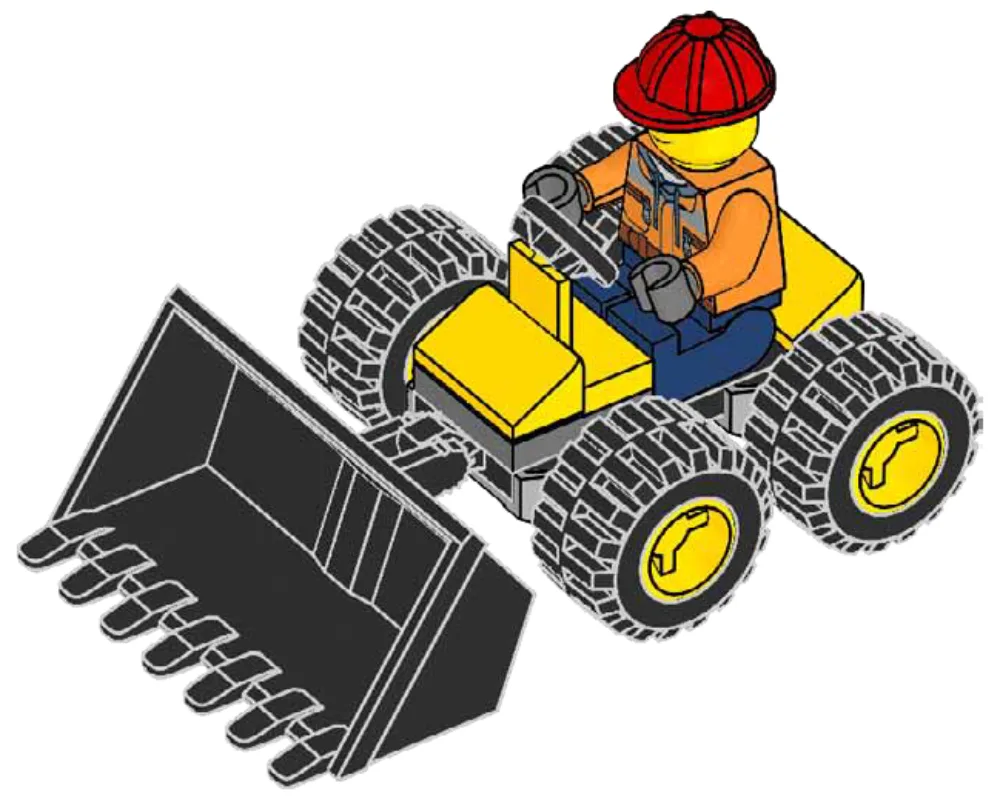 Dans le même style que le LEGO Constructeur avec excavatrice épique (952102-1) | Brick Broker