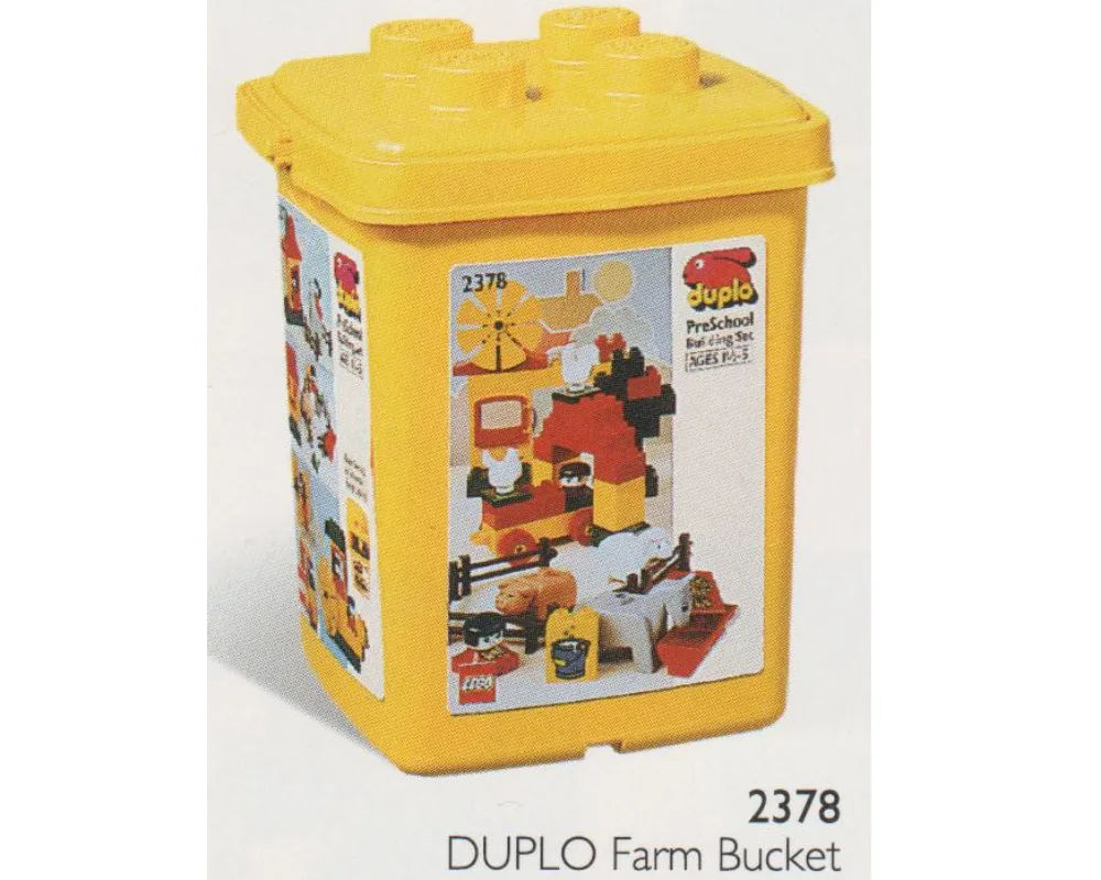 Dans le même style que le LEGO Set de Construction Préscolaire : Ferme dans un Seau (2378-1) | Brick Broker