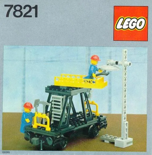 Dans le même style que le LEGO Chariot de maintenance avec portique et éclairage (7821-1) | Brick Broker