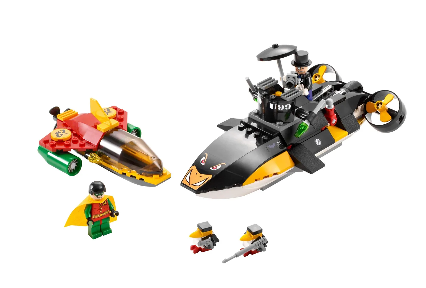 Dans le même style que le LEGO Le Scuba Jet de Robin : L'Attaque du Pingouin (7885-1) | Brick Broker