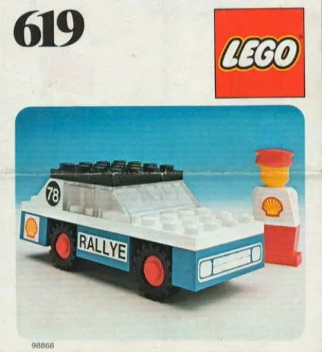 Dans le même style que le LEGO Voiture de Rallye (619-1) | Brick Broker