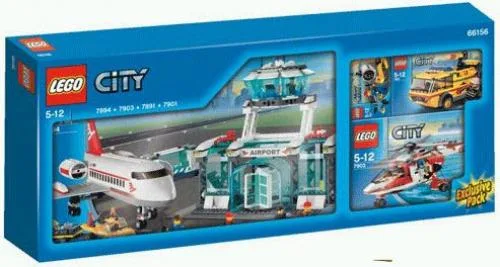 Dans le même style que le LEGO Pack exclusif Aéroport de la ville (66156-1) | Brick Broker