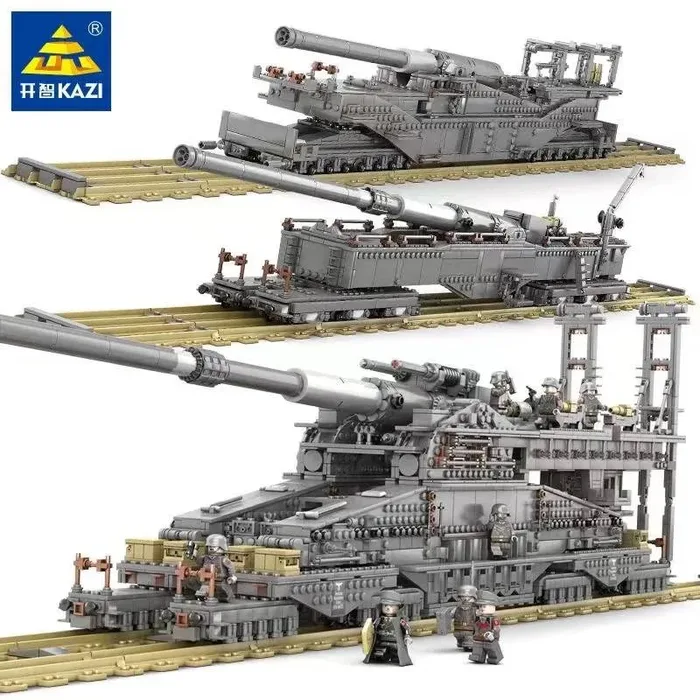 Kazi Canon ferroviaire allemand de 800 mm Dora (KZI-KY10005) - prix | Brick Broker