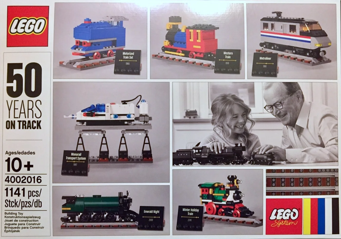 Dans le même style que le LEGO 50 ans sur les rails (4002016-1) | Brick Broker