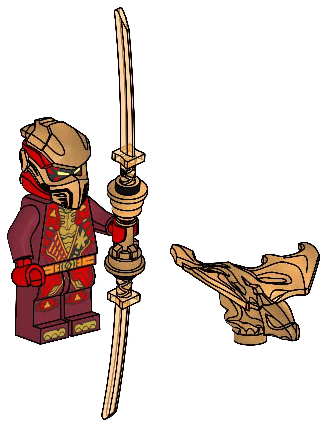 Dans le même style que le LEGO Kai avec le Dragon d'Or (892507-1) | Brick Broker