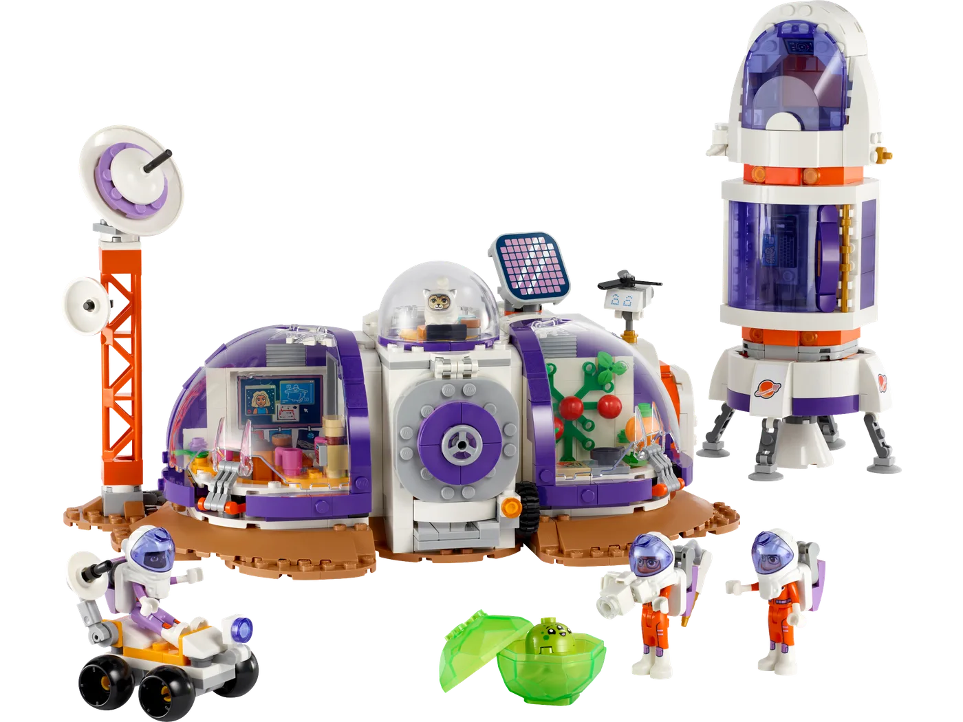 Dans le même style que le LEGO Base spatiale martienne et fusée (42605-1) | Brick Broker
