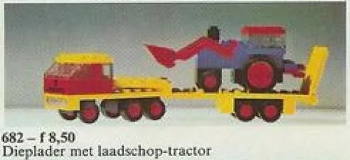 Dans le même style que le LEGO Porte-char et tracteur (682-1) | Brick Broker