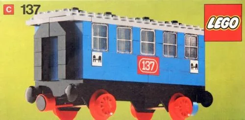 Dans le même style que le LEGO Voiture-Lits Voyageurs (137-2) | Brick Broker
